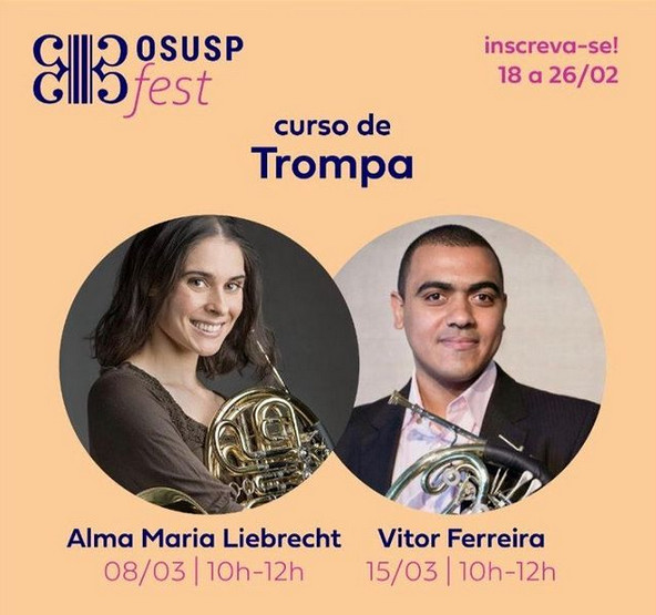 Alma Maria Liebrecht e Vitor Ferreira no OSUSP Fest